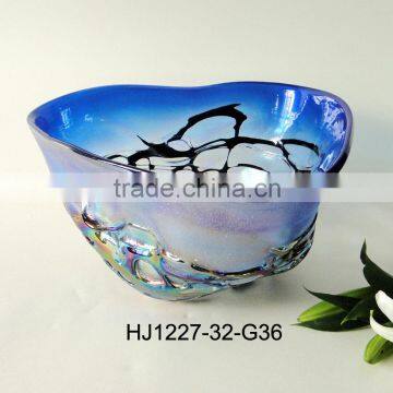 Decorative Glass bowl in Blue