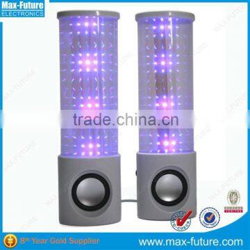 2(2.0) Computer Speaker With Firework Flashing Light for Computer or Portable Audio photo-3