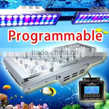 200W DSunY Aqua Dimmable LED Aquarium Light Full Spectrum Coral Reef Tank Marine Aquarium Lamp For Fish Tank, Moonlight
