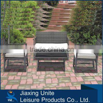 2015 wholesale 4pcs rattan wicker furniture garden set outdoor rattan set
