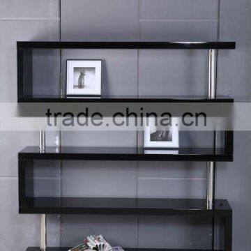 modern high gloss bookshelf