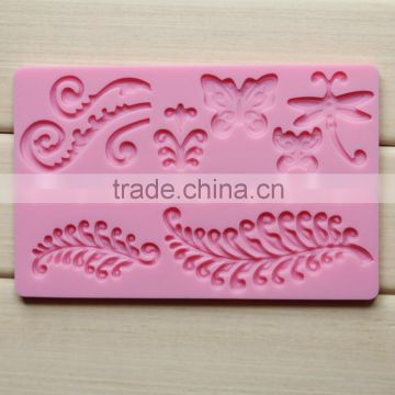 China supplier Wholesale FDA approved Food grade non stick flexible heat resistant fondant silicone molds