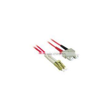 5m LC-SC 62.5/125 OM1 Duplex Multimode Fiber Optic Cable (Plenum-Rated)