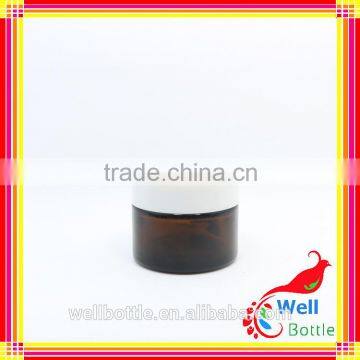 5g 10g 15g 20g 30g Small Cream Jar With White Black Amber Glass Jar for Cream Jar GJ586R photo-6
