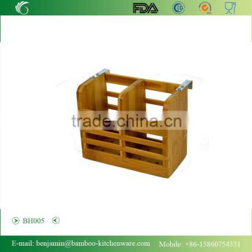 BH005/Hot Sale Exquisite Suspensible Bamboo Utensil Drying Rack