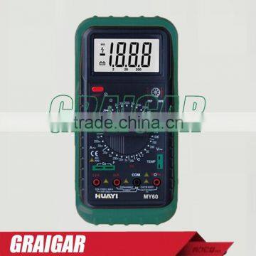 MY60 2000 Counts Digital Multimeter AC/DC Voltage Current Resitance Meter Tester