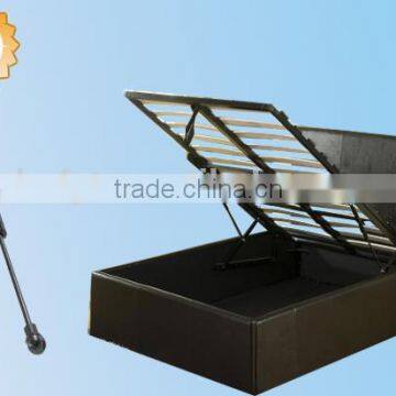 Hydraulic metal bed frame with gas lift struts using different kind of connectors(ISO9001:2008)