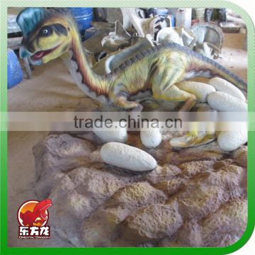 Fiberglass dinosaur statue for decoration