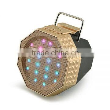 5W Fashion Portable LED Lighting Colorful Changing Box Outdoor New Wireless Bluetooth Speaker