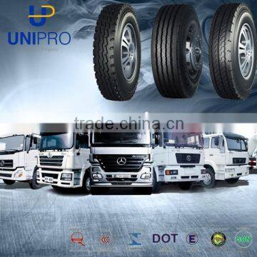 Unipro brands all steel truck tyres 6.50R16 7.00R16 7.50R16 8.25R16