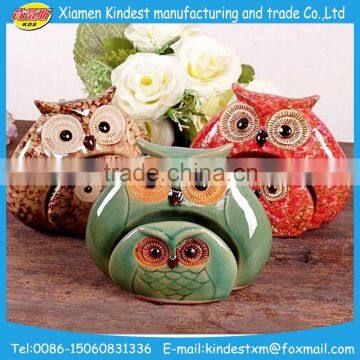 2016 Custom Glazed Animal Ceramic Fish Figurines for Promotion