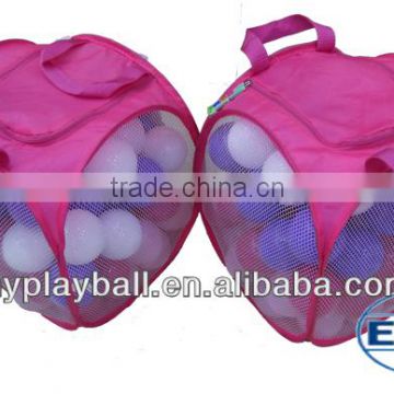 soft plastic play balls in mesh bag