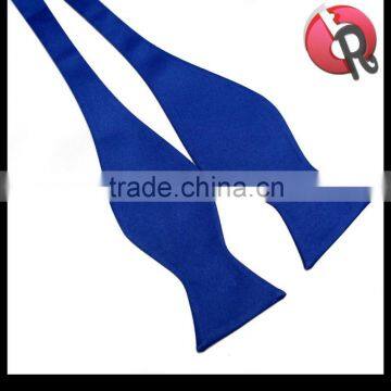 silk plain self bow tie