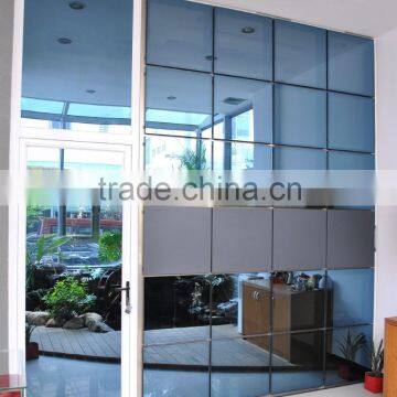 Reflection glass frameless glass curtain wall curtain wall system glass curtain wall price