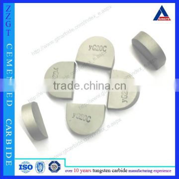 hard alloy brazed tips B2 type for making concave turning tools