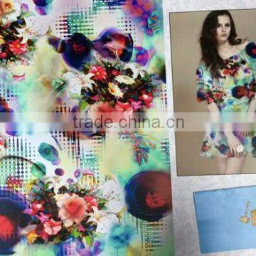 Hot Sales Colourful Fresh Viscose/rayon Woven Fabric Various Printed for Ladie photo-3