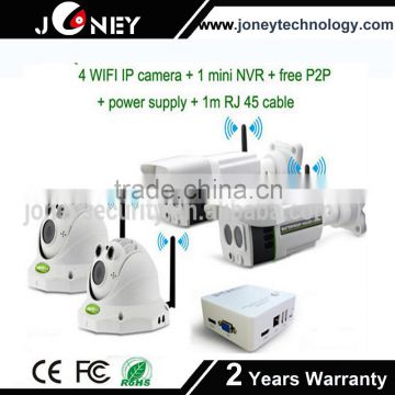 mini 4ch 1080P wifi ip camera with nvr kit