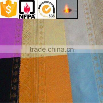  suppliers 100% Polyester Luxury Brilliant Fabric Curtain Raw Material