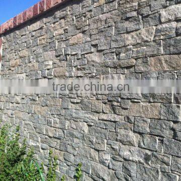 Hot Saled Gray Granite Exterior Natural Stone Wall Decoration