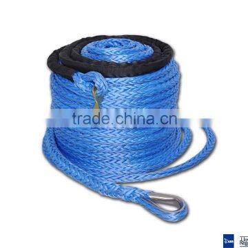 12mm x 50meters synthetic winch rope UHMWPE rope for 4x4/ATV/UTV/SUV/offroad recovery