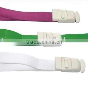 Medical Surgical Tourniquet with Plastic Buckle (Red, Blue, Green, etc.)