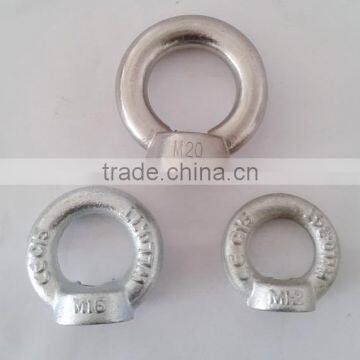DIN582 Steel Drop Forged Ring Nuts Forged Eye Nuts