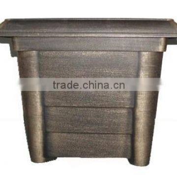 Wood texture plastic flower pot CF series