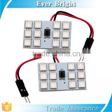 Remote Control Rgb Led Light 5050 12SMD 12v Led Dome Light