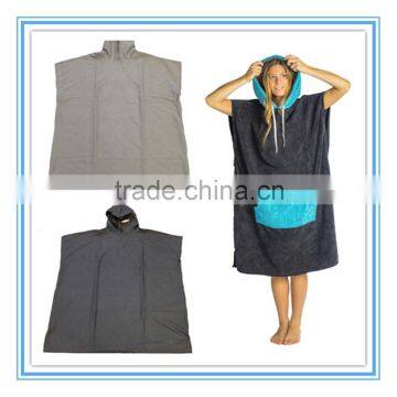 Custom made hooded towel poncho