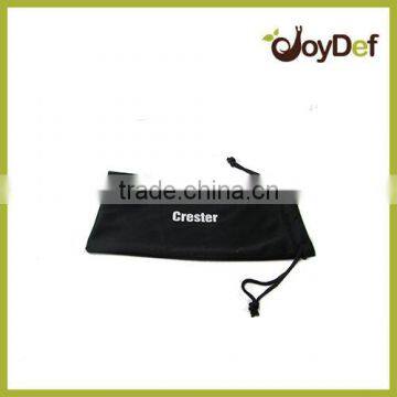 logo printed microfiber sunglasses pouch/glasses bag