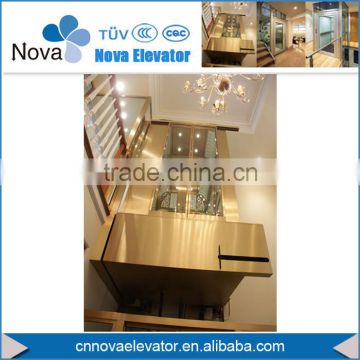 320KG , 400KG Luxury Small Residential Home Lift Elevators, Hydraulic Passenger Elevator