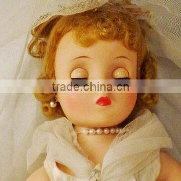 Custom Pretty bride girl for kid wedding decoration dolls