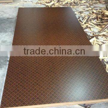 Two sided wood grain melamine mdf board from Linyi