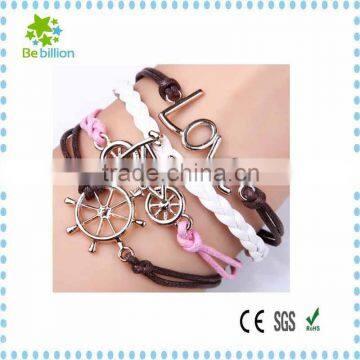 Lovely Infinity Friendship Bracelet Love Bracelet , Handmade Braid Friendship Bracelet Gift photo-3