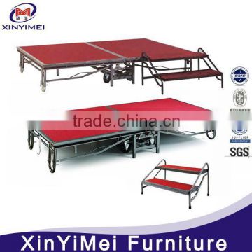 Strong And Durable Folded Movable Metal Stage