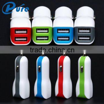 Cheap Wholesale for iPhone Car Charger Dual USB Car Charger for iphone Promotional Customized USB Charger