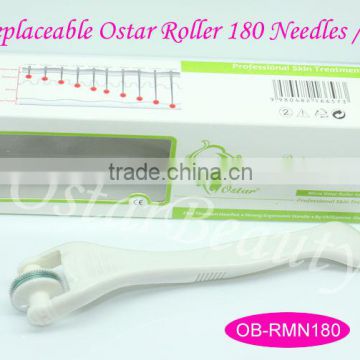 Newest 180 needles replaceable roller micro needle roller meso roller