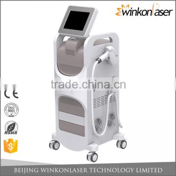 vertical 808nm diode laser hair removal machine with 2500W imported Germany laser bar