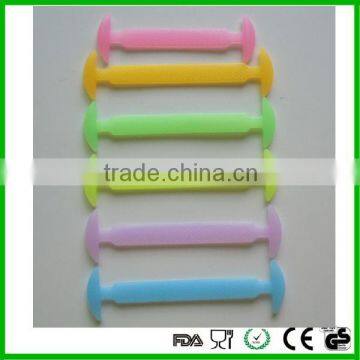 Eco-friendly Silicone Easy Clean Shoe Laces for Kids photo-6
