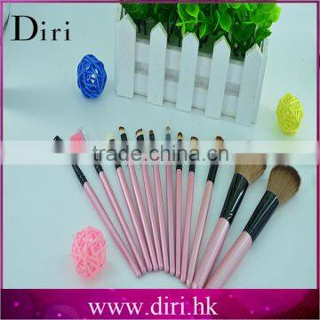 Top quality 12pcs personalized pink makeup brush set