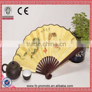 New Style Bamboo Hand Fan with Round Shape for Promotion