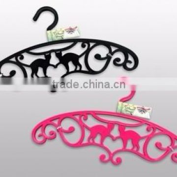 Silhouette Clothes Plastic Hanger 2P Cat