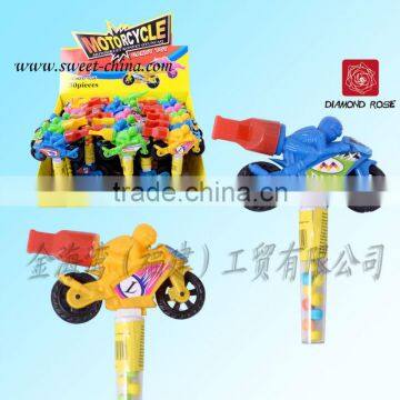 Motorcycle toy candy