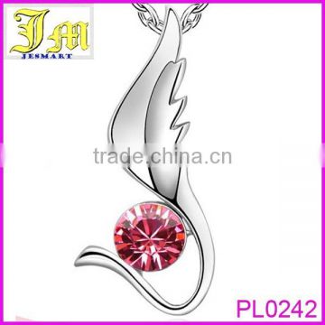 2014 Fashion Trend Elegant Ruby Emerald Sapphire Necklace