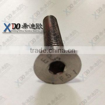 Alloy20 countersunk flat head screw machine screw uns n08020