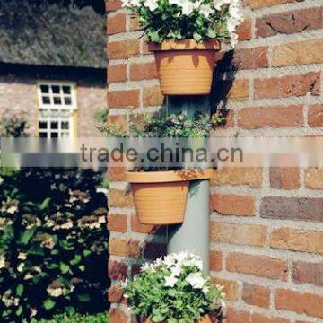 Set of 3 Plastic Hanging Wall Garden Flower Pot