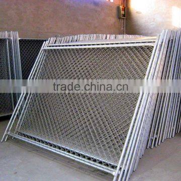 Cheap America temporary fence chain link temporary free standing fence panel via wholesale price(ISO9001 support factory manufac