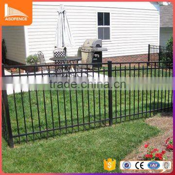 black RAL 9005 galvanized security tubular fence panel(wholesale price)