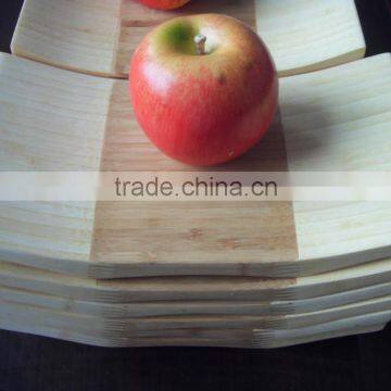 bamboo sushi dinner plate dish tray