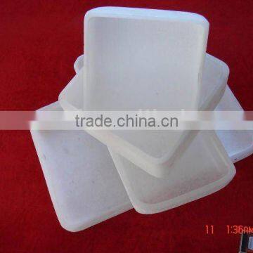 Square Opaque Quartz Crucibles quartz crystal crucible